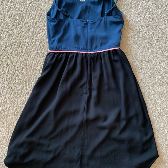 Fun party dress, blue/pink accent Pixley brand - Picture 5 of 6